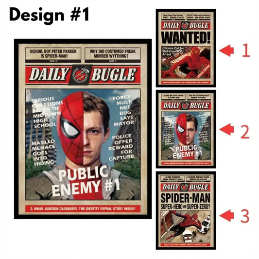 Daily Bugle 3D — plakat kolekcjonerski Spider Hero
